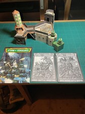 Warhammer 40,000 Storm of Vengeance Card Scenery Building And supplement.