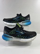 Brooks Trainers Mens Size UK 10 Glycerin GTS 20 Black Road Running Gym Shoes