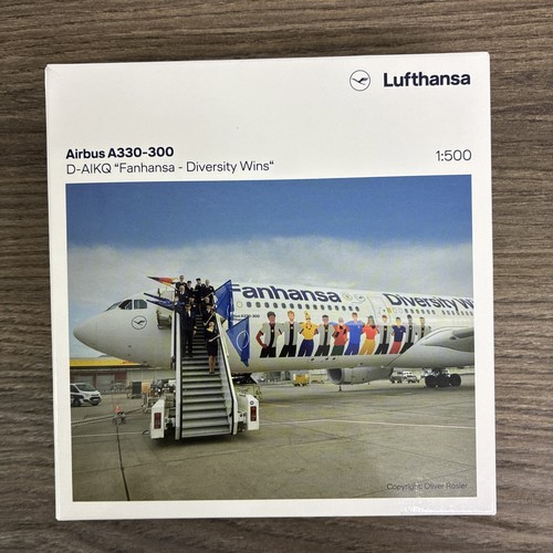 Herpa 500 lufthansa a330 - herpa, 1:500