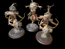 The Franklin Mint Native American Spirit Statues - Raven & Firebird