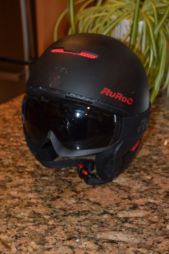 Ruroc snowboarder ski helmet - snowboarder,