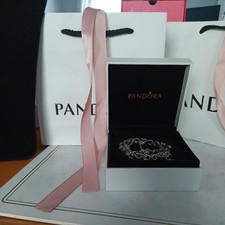 Pandora Heart Swirls Choker CZ