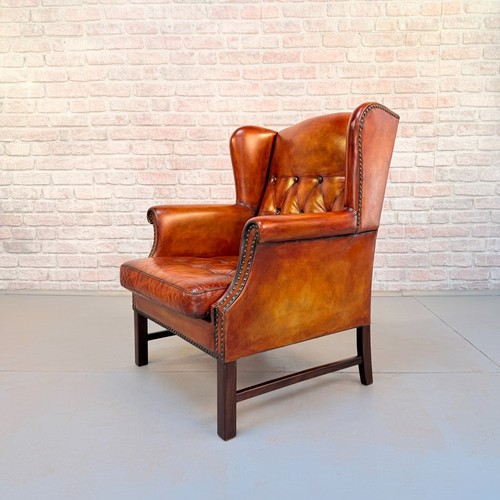Vintage danish cognac leather - vintage,