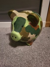 Percy Pig Camouflage Piggy Bank Money Box Limited Edition 2008