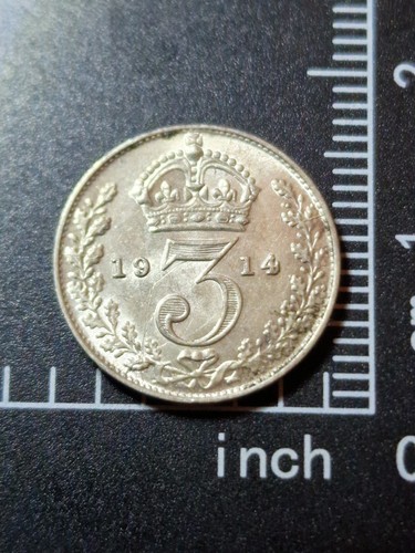 1914 king george threepence - 1914,