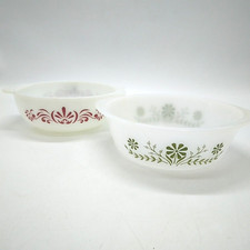 2X Vintage Retro Oven Glass