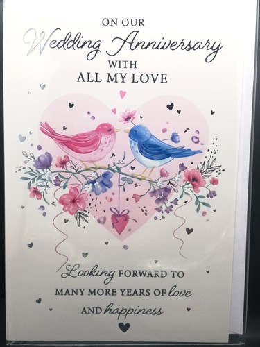 Our anniversary card - our,