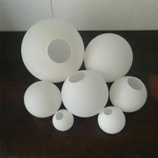 Matte White Globe Glass Lamp Shade Replacement Round Light Parts Cover Fixture