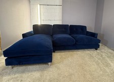DFS Navy L shape sofa DELIVERY