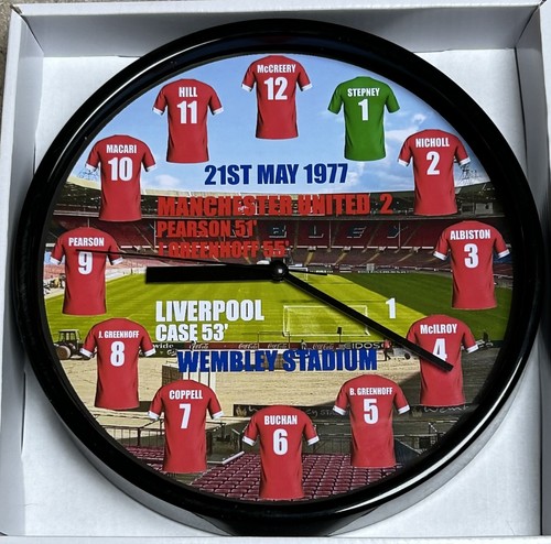 Classic cup final clock - cup,