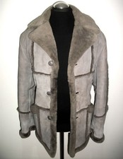 Shearling sheepskin crombie - shearling,