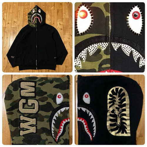 Bape camo swarovski shark - camo,