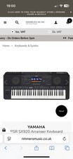 Yamaha PSR-SX920 Keyboard