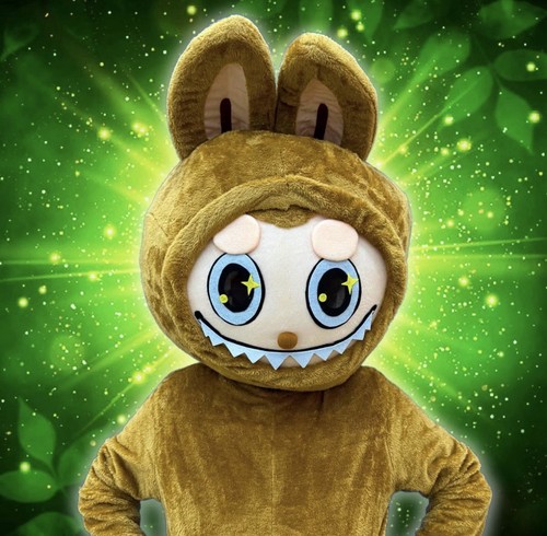 Labubu adult mascot costume - adult,