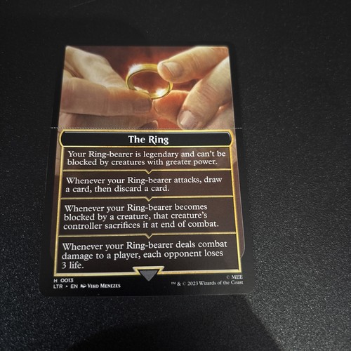 The ring tempts - ring, token