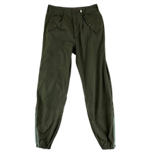 Italian Army Trousers Olive Green Vintage 80s Roma 75 W30 L33.5