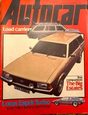 AUTOCAR MAGAZINE 14-JUN-80 -