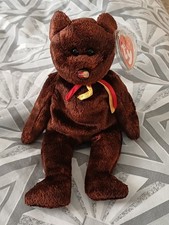 TY BEANIE BABY  "M C  THE BEAR