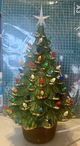 Ceramic christmas tree - , lamp