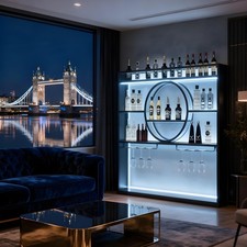 LED Wine Rack Wall Mounted