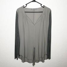 Lola & Sophie gray split hem
