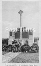 1041. WWI Memorial. 14th Light Dvn at Railway Wood, Ypres, Belgium.