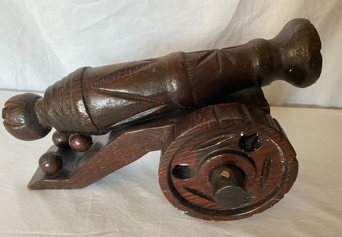 Vintage hand carved wooden - hand,