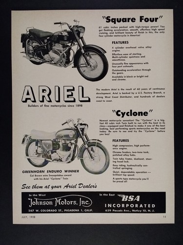 1958 ariel square four - 1958,