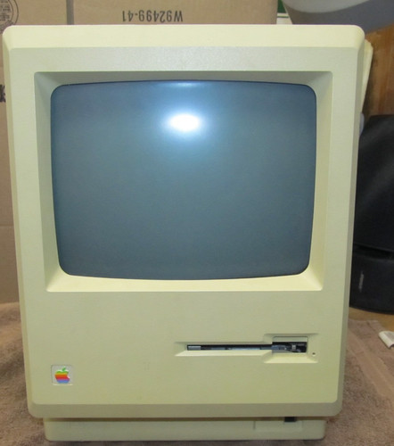 Vintage apple macintosh plus - vintage,
