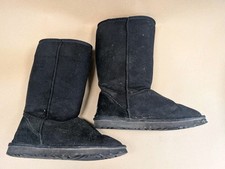Ugg Black Suede Mid Calf Boots