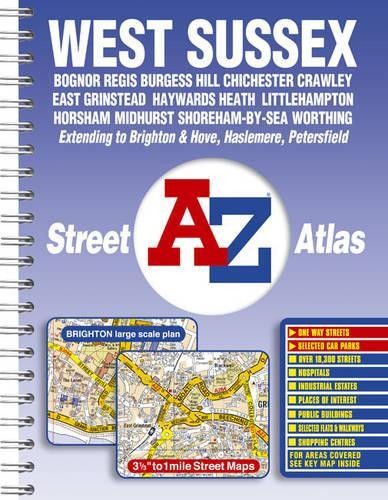 West sussex street atlas - street,