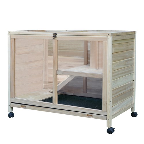 Wood indoor small - small, hutch