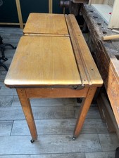 vintage double school desk