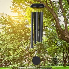 Large Wind Chimes Outdoor, Victop Deep Tone 31 inches Memorial Wind Chim 5 Holl