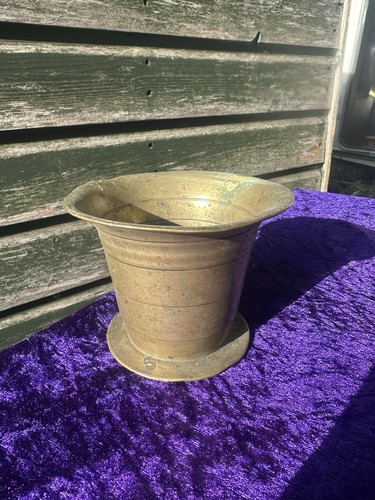 Antique heavy brass apothecary - antique,