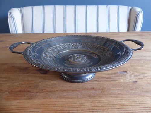 Wmf metal footed - a,