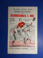 Challenge Cup Semi-Final Featherstone Rovers v Hull  1959 @ Odsal Bradford