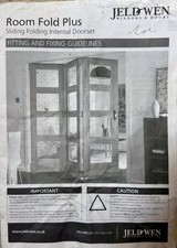 JELD WEN Sliding folding internal doorset. UNUSED.