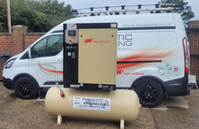 INGERSOLL RAND R5.5ie ROTARY SCREW AIR COMPRESSOR 5.5KW/7.5HP 29CFM 500L 10BAR