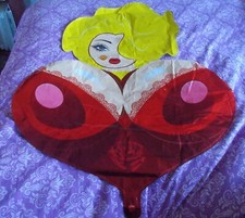 Air Self-inflate "LARGE CHESTED LADY" Balloon - NEW! 29"x26" AGE 18+