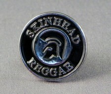 BLACK SKINHEAD REGGAE ENAMEL