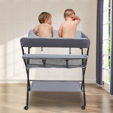 Baby Infant Changing Table Folding Diaper Station Nursery Organizer w/ Storage