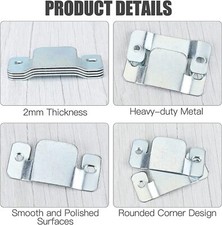 Interlocking Bracket  Headboard Wall Clips Corner Sofa Connecting Divan Bed Base