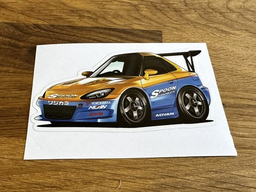 Spoon honda s2000 cartoon - spoon,