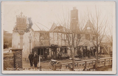 Lakenham great fire the - fire, at