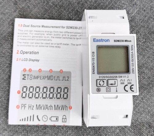 Eastron sdm230 modbus rs485 - eastron,
