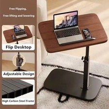 Adjustable C-Shaped Sofa Side End Table Coffee Laptop Table Living Room Bedroom