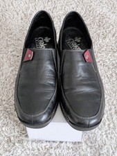 Rieker 44272-00 Black/Burgundy leather anti-stress women's shoes/ Loafers  7.5