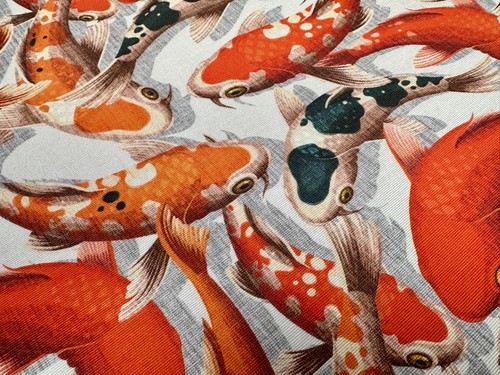 Koi carp fabric - koi, fish