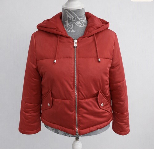 Topshop petite red hooded - red,